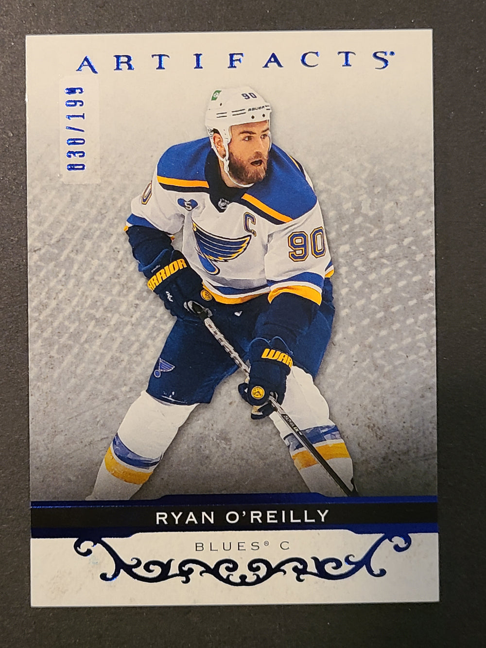 2021-22 Artifacts Royal Blue Parallel #142 Ryan O'Reilly St. Louis Blues 30/199