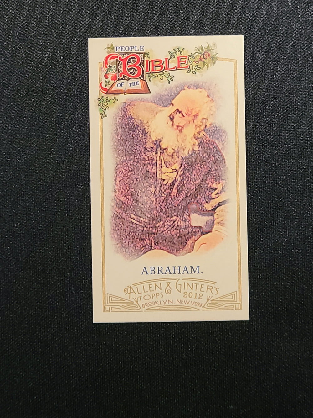 2011 Topps Allen & Ginter's Mini People of the Bible PB-3 Abraham