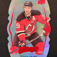 2016-17 MVP Colours and Contours Level 1-Teal Die Cut #86 Travis Zajac New Jersey Devils
