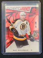 
              2021-22 SP Game Used Red Authentic Legends #119 Ray Bourque Boston Bruins 67/205
            