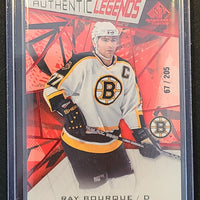 2021-22 SP Game Used Red Authentic Legends #119 Ray Bourque Boston Bruins 67/205