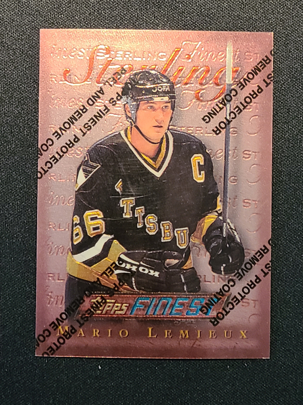 1996-97 Topps Finest Sterling #150 Mario Lemieux Pittsburgh Penguins