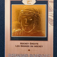 2001-02 McDonalds Gold Hockey Greats #1 Ray Bourque