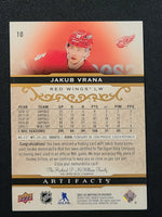 
              2021-22 Artifacts Gold Dual Jersey #10 Jakub Vrana Detroit Red Wings 113/249
            