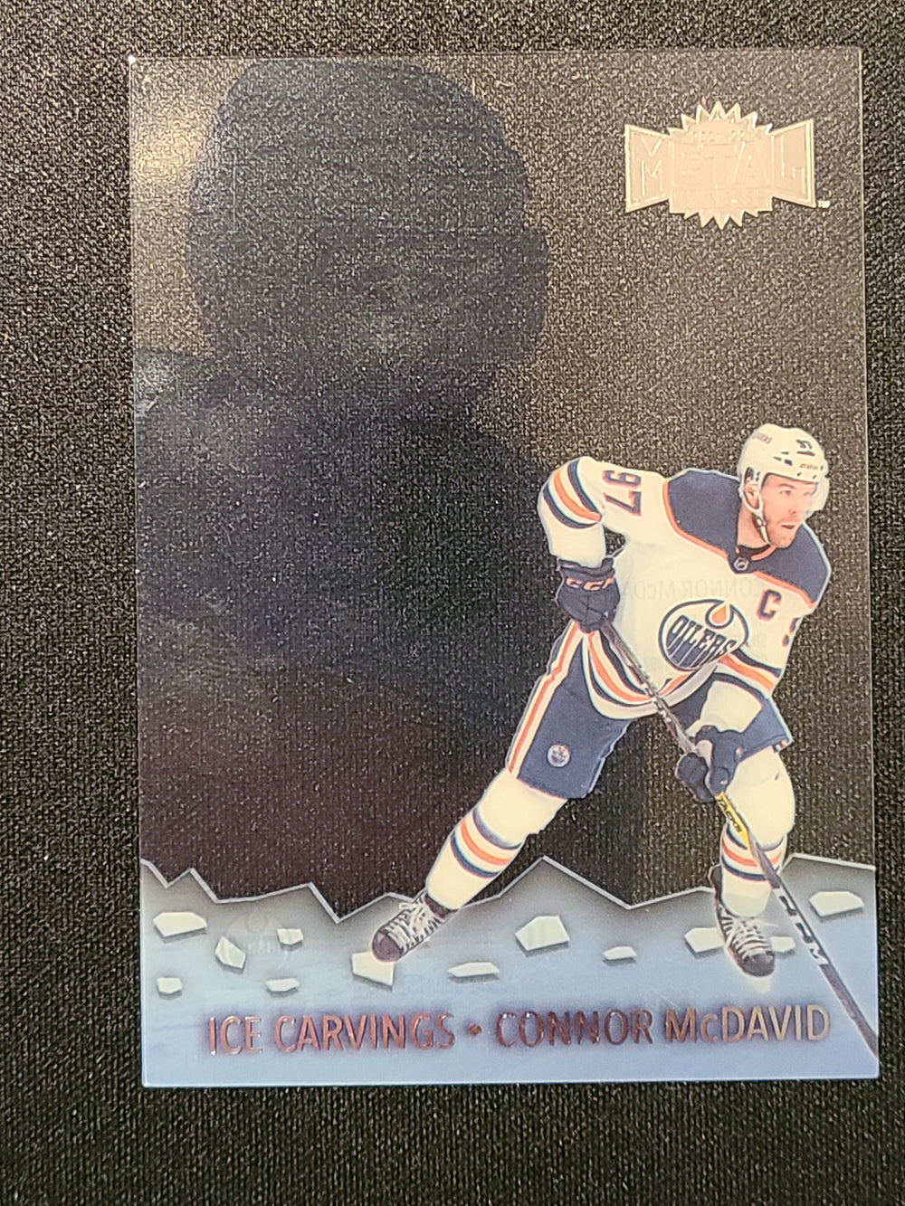 2021-22 Metal Universe Ice Carvings #IC-1 Connor McDavid Edmonton Oilers