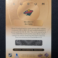 2022-23 Artifacts Aurum Rookie UNSCRATCHED Bounty #A-RI Marco Rossi Minnesota Wild