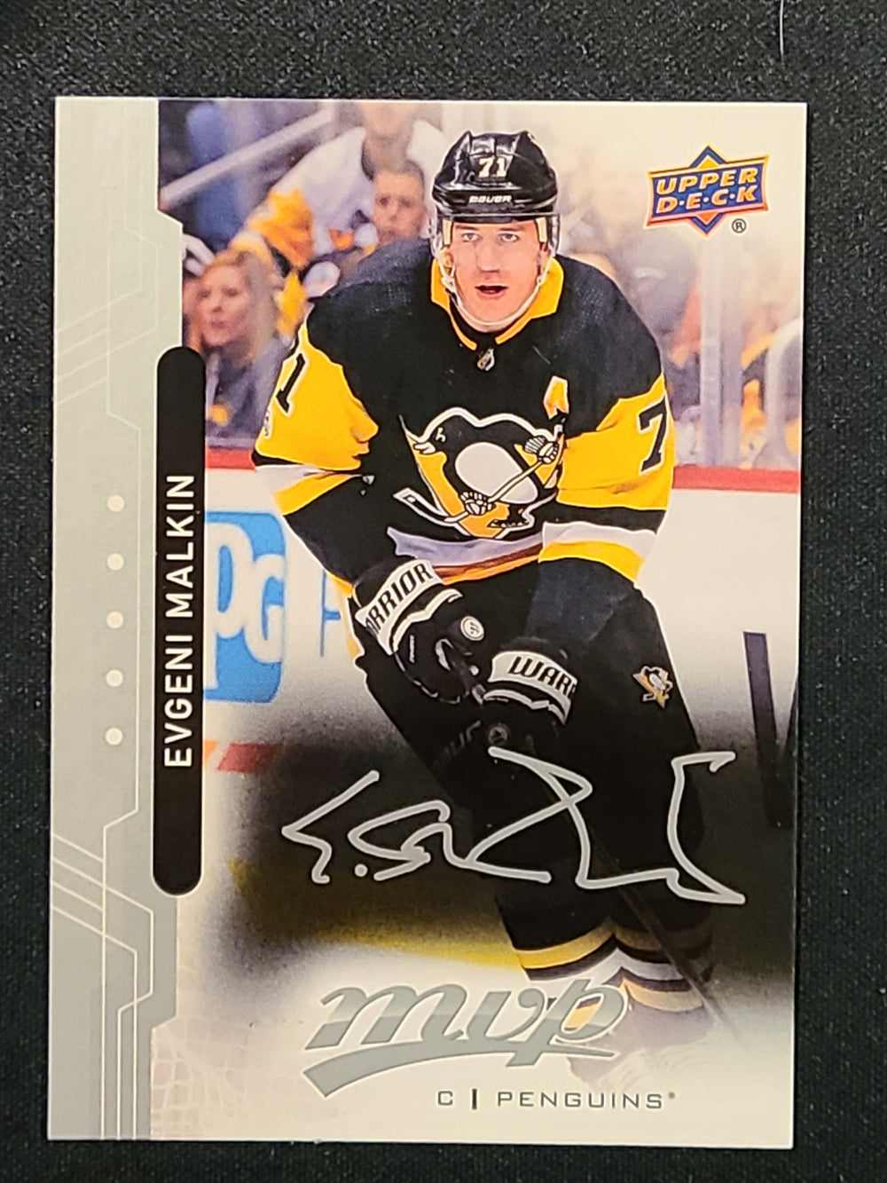 2018-19 MVP Silver Script #25 Evgeni Malkin Pittsburgh Penguins