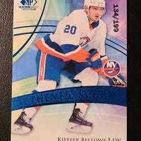 2020-21 SP Game Used Authentic Rookies Blue #172 Kieffer Bellows NY Islanders 134/199
