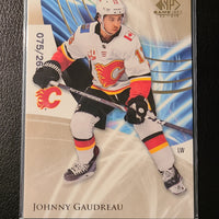 2020-21 SP Game Used #33 Johnny Gaudreau Calgary Flames 75/265
