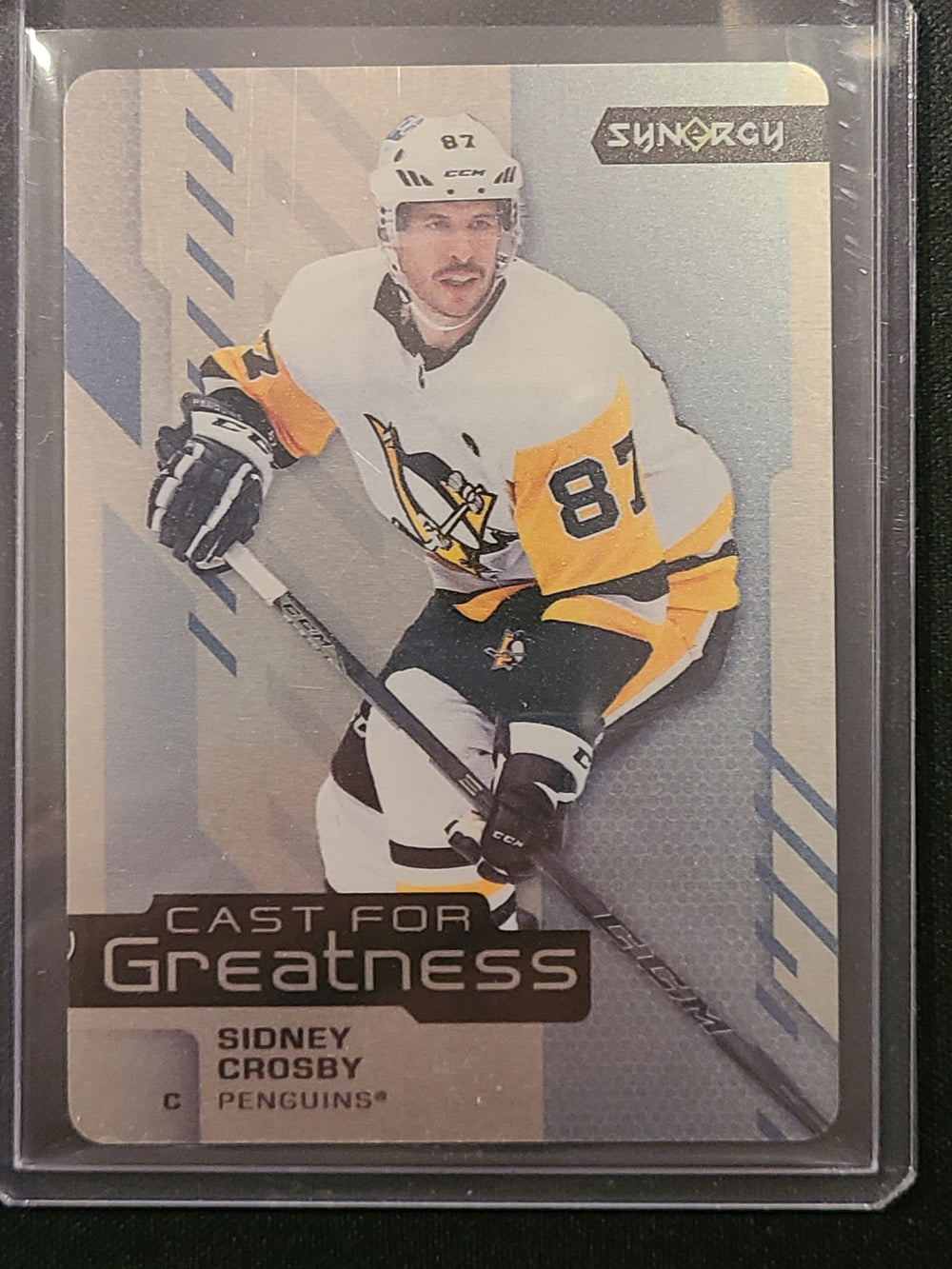 2021-22 Synergy Cast for Greatness #CG-17 Sidney Crosby Pittsburgh Penguins