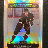 2022-23 OPC Platinum Rainbow Marquee Rookies Preview #P-DG Dylan Guenther Arizona Coyotes