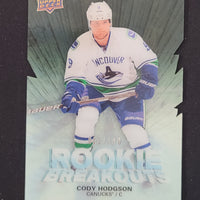 2011-12 Upper Deck Rookie Breakouts #RB-CH Cody Hodgson Vancouver Canucks 51/100