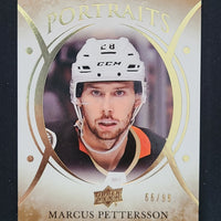 2018-19 Upper Deck Rookie Portraits GOLD #P-73 Marcus Pettersson Anaheim Ducks 66/99