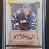 2013-14 Select Rookie Auto #308 Morgan Rielly Toronto Maple Leafs 238/399
