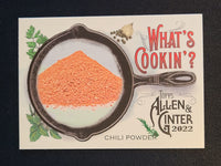 
              2022 Topps Allen & Ginter What's Cooking Inserts (List)
            