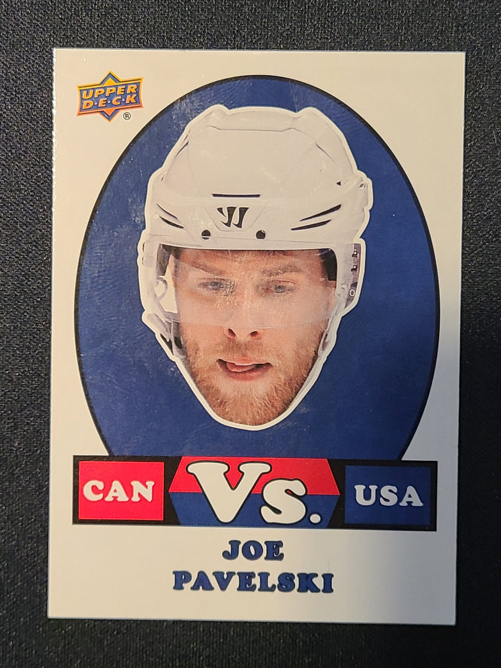 2017-18 Upper Deck Team Canada Can Vs. USA #VS-18 Joe Pavelski