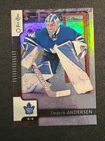 
              2017-18 OPC Rainbow Black Border #395 Frederik Andersen Toronto Maple Leafs 46/100
            