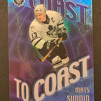 2002-03 Topps Hockey Coast to Coast #CC4 Mats Sundin Toronto Maple Leafs