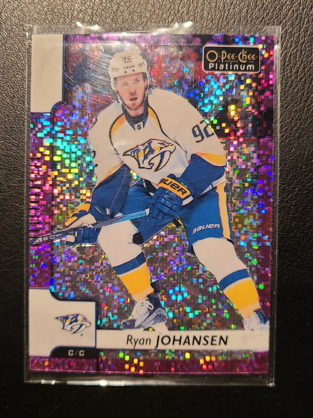 2017-18 Platinum Violet Pixels #107 Ryan Johansen Nashville Predators