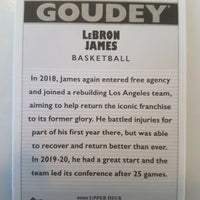2020 Goodwin Champions Goudey #G50 LeBron James Basketball