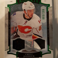 2015-16 Artifacts Rookie Emerald #168 Emile Poirier Calgary Flames 089/199