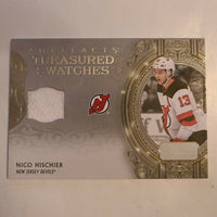 2020-21 Artifacts Treasured Swatches #TS-NH Nico Hischier New Jersey Devils