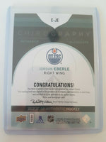
              2013-14 SP Authentic Chirography #C-JE Jordan Eberle Edmonton Oilers auto 18/35
            