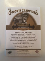 
              2020 Goodwin Champions Autograph #A-NL Nick Lucena Beach Volleyball
            