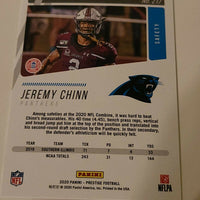 2020 Prestige Football #217 Jeremy Chinn RC Carolina Panthers