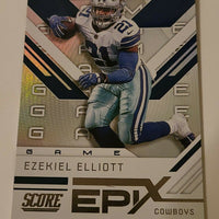 2019 Score EPIX #EG-9 Ezekiel Elliot Dallas Cowboys