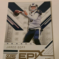 2019 Score EPIX #ES-1 Jared Goff LA Rams