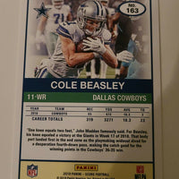 2019 Score RED Variant #163 Cole Beasley Dallas Cowboys