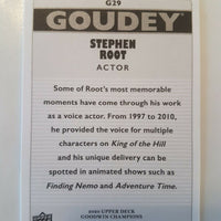 2020 Goodwin Champions Goudey #G29 Stephen Root Actor