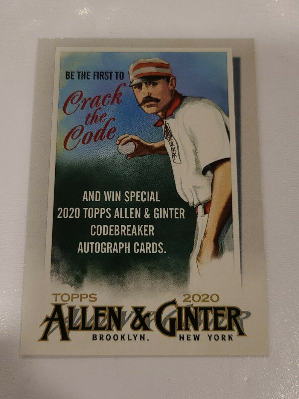 2020 Topps Allen & Ginter Baseball Codebreaker First to Crack the Code