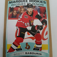 2019-20 OPC Marquee Rookies GOLD #641 Scott Sabourin Ottawa Senators