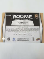 
              2018-19 Upper Deck Rookie Materials #RM-TH Tomas Hyka Vegas Golden Knights
            