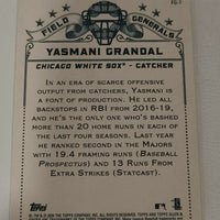2020 Topps Allen & Ginter Field Generals FG-7 Yasmani Grandal Chicago White Sox