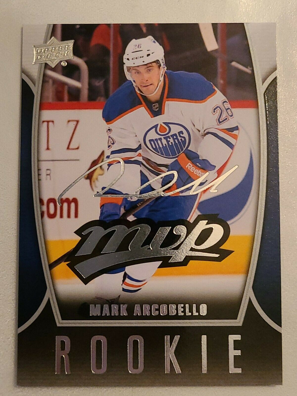 2013-14 MVP Rookie #88 Mark Arcobello Edmonton Oilers