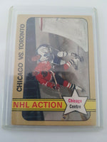 
              1972-73 OPC #156 Stan Mikita NHL Action Chicago vs. Toronto
            