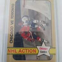 1972-73 OPC #156 Stan Mikita NHL Action Chicago vs. Toronto