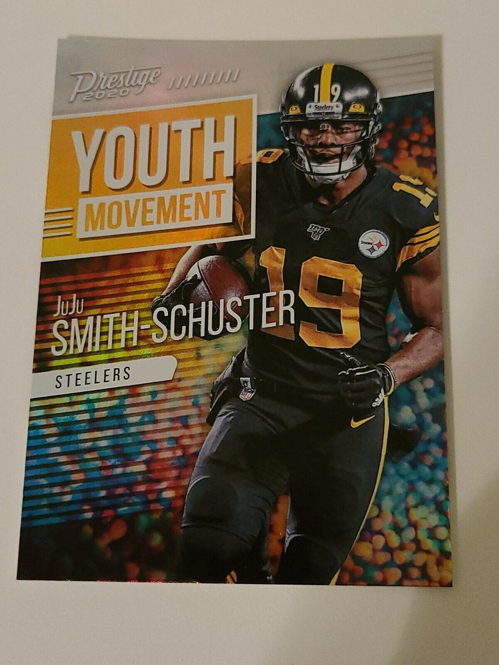 2020 Prestige Football Youth Movement #YM-JU Juju Smith-Schuster Pittsburgh Steelers