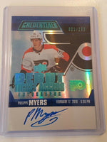 
              2019-20 Credentials Debut Ticket Access Auto #RTAA-PM Philippe Myers 21/299
            