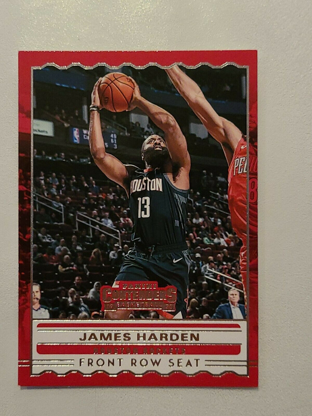 2019-20 Panini Contenders Front Row Seat #5 James Harden Houston Rockets