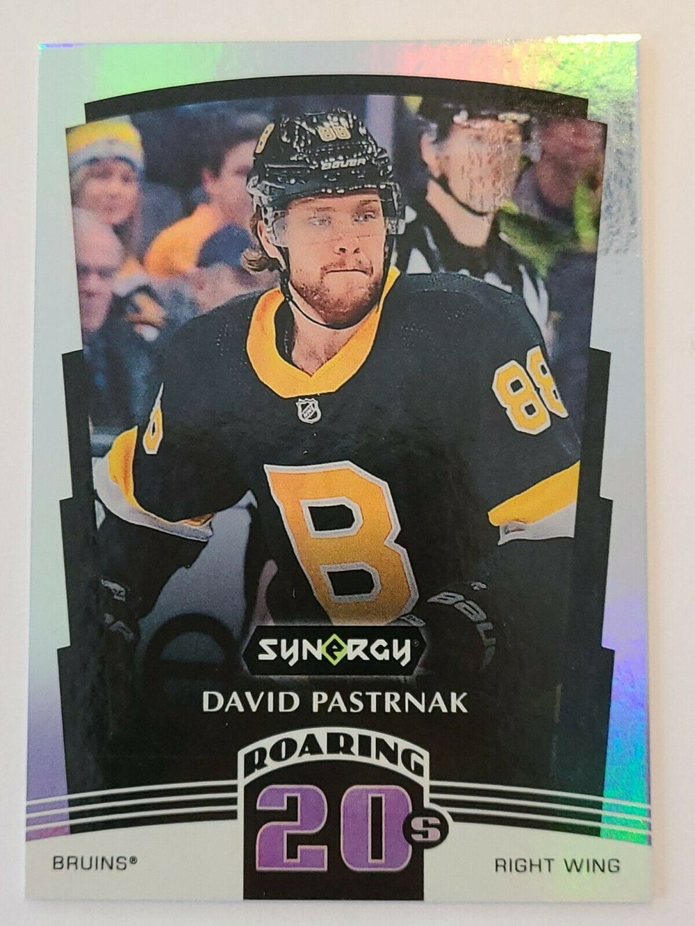 2020-21 Synergy Roaring 20s #R-7 David Pastrnak Boston Bruins