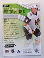 
              2019-20 Synergy Exceptional Beginnings EB-30 Cody Glass Golden Knights 649/999
            