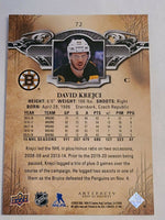 
              2020-21 Artifacts Aqua Variation #72 David Krejci Boston Bruins 27/45
            