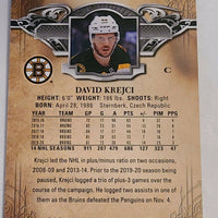 2020-21 Artifacts Aqua Variation #72 David Krejci Boston Bruins 27/45