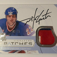 2011-12 The Cup Signature Patches SP-GT Mike Gartner NY Rangers 62/75