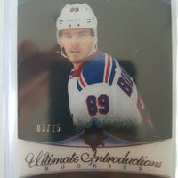 2016-17 Ultimate Introductions Rookies ONYX #79 Pavel Buchnevich NY Rangers 3/25
