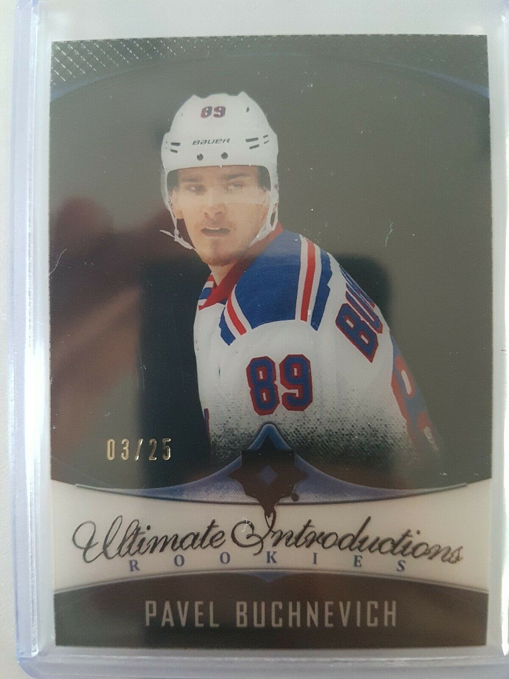 2016-17 Ultimate Introductions Rookies ONYX #79 Pavel Buchnevich NY Rangers 3/25